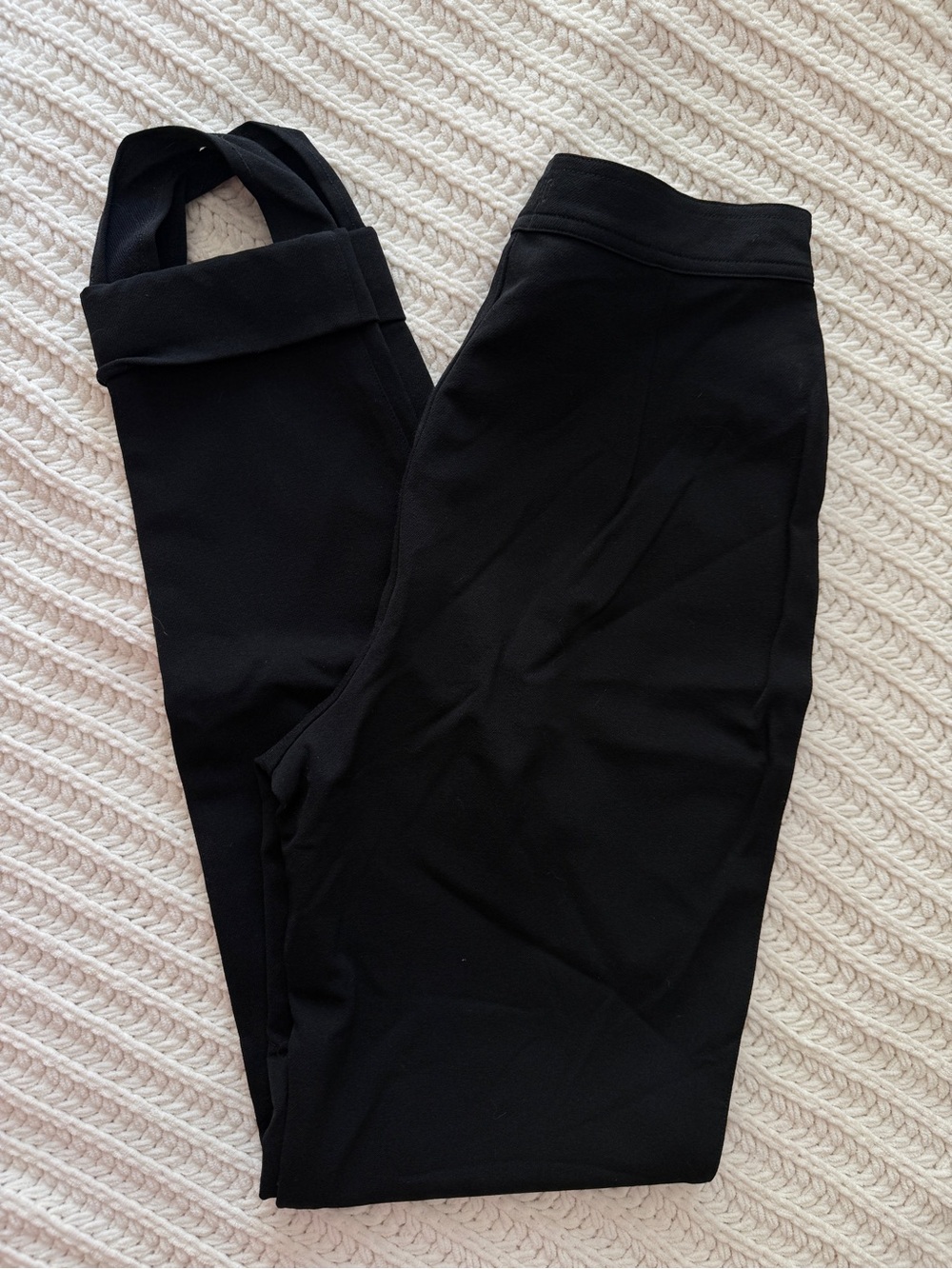 Moschino Black Stirrup Pants